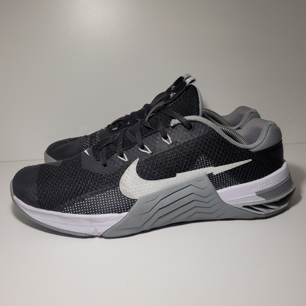 Nike Shoes Mens 13 Metcon 7 Training Sneakers Black Mesh Logo Lace Up CZ8281-010
